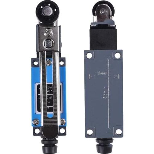 New ME-8108 Adjustable Roller Lever Arm Momentary MELIFE Limit Switch Roller Lever 1NC+1NO
