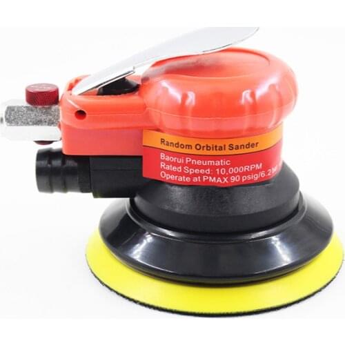 5'' inch Air Sander Pneumatic Polisher Tool Polishing Random Orbital Palm Machine Grinder for Car Paint Care rust removal