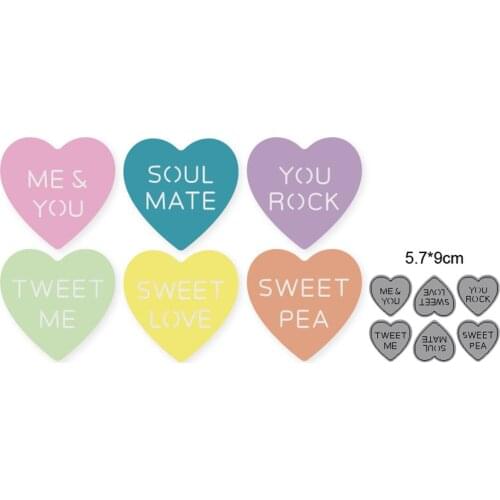 Craft dies Metal Cutting Dies Cut Mold Christmas Heart Frame Decoration Scrapbook Paper Craft Knife Mould Blade Punch Stencils