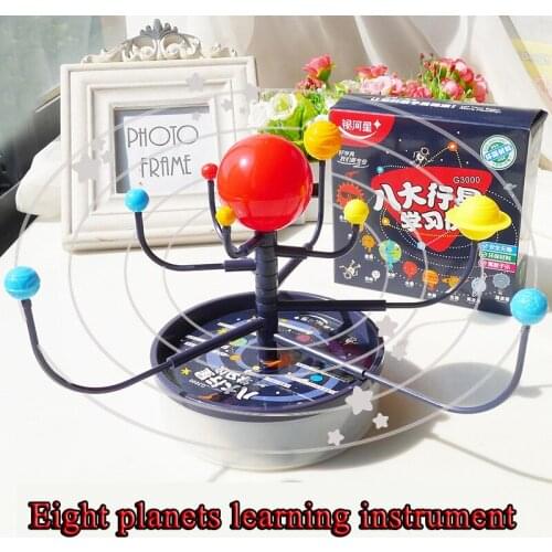 Galaxy Star Eight Planetarium Ornaments Solar System Model DIY Simulation Planet Rotation Geography Learning Educational Toys