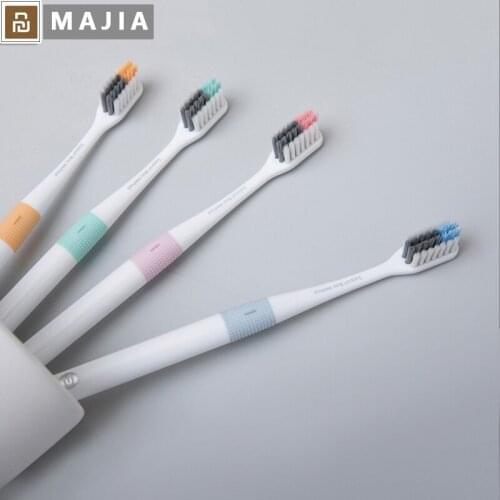 Xiaomi MIJIA Tooth Mi Bass Method Sandwish-bedded better Brush Wire 4 Colors Including Travel Box For xiaomi smart home