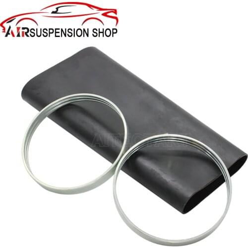 1 set Rear Air Sleeve w/ Crimping Ring for Mercedes-Benz W220 S280 S320 S350 Air Suspension Sock 2203205013 Car Repair Kit