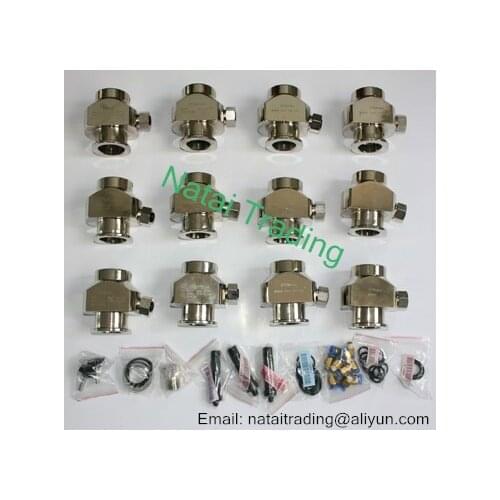 12pcs of common rail injector clamps diesel injector holders fuel injector adapters for Bosch for Denso simple package