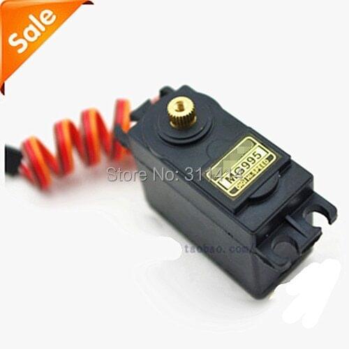 5pcs/lot MG995 Micro Servo 180 Degree 55g Metal Gear 12kg Torque High Speed Digital For Arduino Robot DIY Wholesale