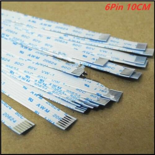 6 Pin 10cm Mouse TouchPad Flex Cable Flexible Flat Cable Cord For Lenovo Y480 Y480N Y485P Switch cable dc jack Cable