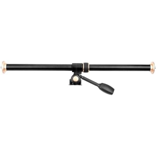 61cm/24Inch Tripod Boom Cross Extension Arm Horizontal Rod Camera Mount Rotatable Center Column Photography Accessory