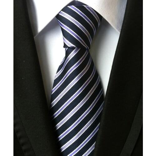 8cm New Classic Ties Stylish Striped Neck Wear Tie