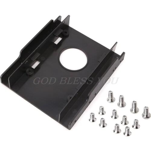 2.5" to 3.5" Hard Drive Adapter HDD SSD Converter Mounting Bracket Plastic Holder Storage Bar Drop Shipping