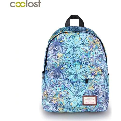 Brand Design Women Floral Backpack Female School Bags For Teenage Girls School Backpack Women Bookbag Ladies Fashion Travel Bags