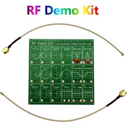 RF Demo Kit NanoVNA RF VNA test board filter attenuator