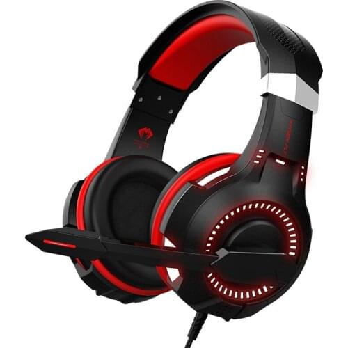 PYTHON FLY G2000 MAX LED Audifonos Gamers Laptop USB Gaming Headphones Game PC Headphone Headset with Mic