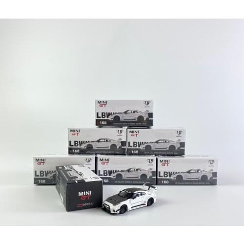 MINI GT 1:64 LB-Silhouette WORKS GT NISSANs 35GT-RR Collection Metal Die-cast Simulation Model Cars Toys