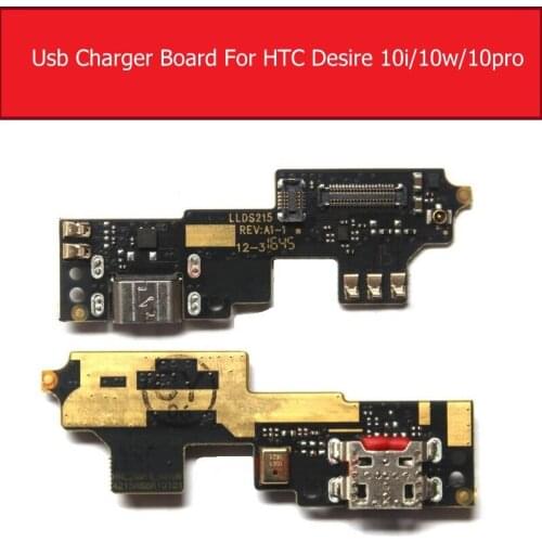 Microphone & Charger USB Jack Board For HTC D10i D10w D10 Pro D10Pro Charging Port Module Usb Connector Port Board Replacement