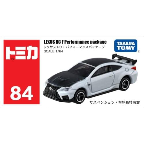 TOMY 1:64 Lexus Rc F Performance Package NO.84 Simulation Model Car