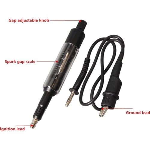 New! Adjustable Car Spark Range Test Spark Plugs Tester Wires Coils Diagnostic Tool Coil Ignition System Tester Repair Tools