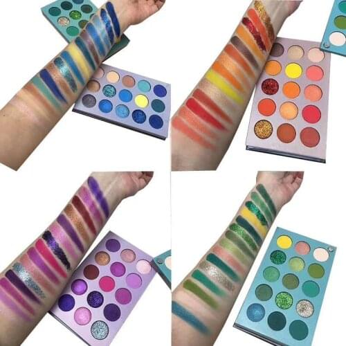 60Color Eyeshadow Palette Eyeshadow Matte COS Shimmer Glitter Pigmented Make Up Palette Waterproof Cosmetic Eye Shadow Palette