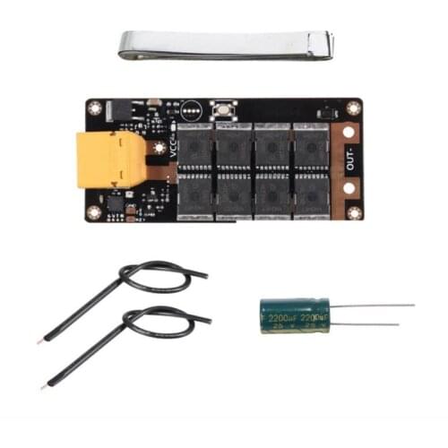 18650 portable 12V lithium battery storage spot welding machine PCB circuit board 8 tube high current black gold plate