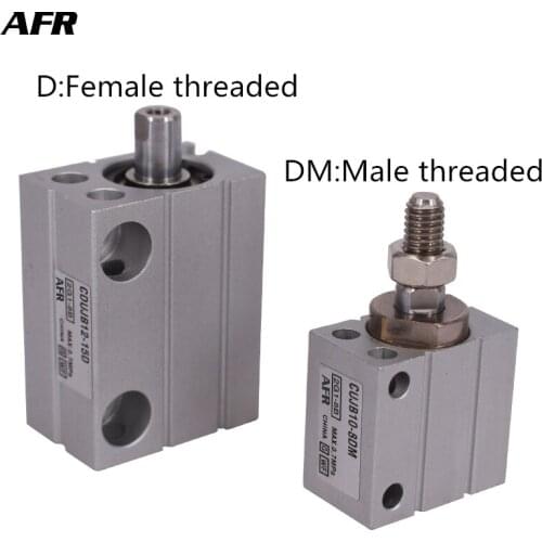 Smc type bore 6mm Mini Free Mount Cylinder CDUJB6-4D CDUJB6-6D CDUJB6-8D CDUJB6-10D CDUJB6-15D CDUJB6-20D CDUJB6-25D CDUJB6-30D