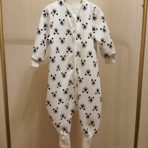 Cute Baby Sleeping Bag Newborn For Summer Baby Pajamas Split Leg Childrens 0-5 Years Old Sac De Couchage Baby Clothes BK50SD