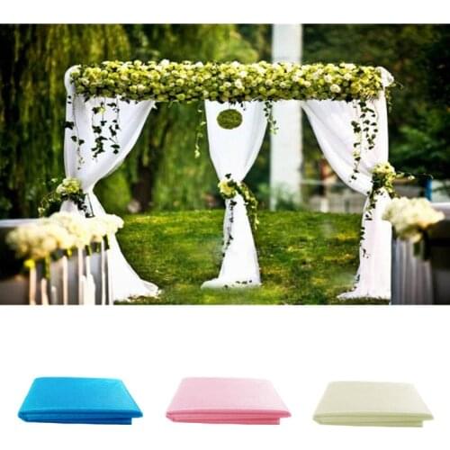 Wedding Decoration 17 Color 0.48*10M Tulle Roll Roll Fabric Spool Home Decor Tulle Tutu Dress Silk Organza DIY Party Supplies 6Z