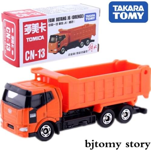 Takara Tomy TOMICA CN 13 FAW JIEFANG J6 Truck Model Kit Diecast CAR Pop Kids Transporter Mould Toys Miniature Baby Bauble