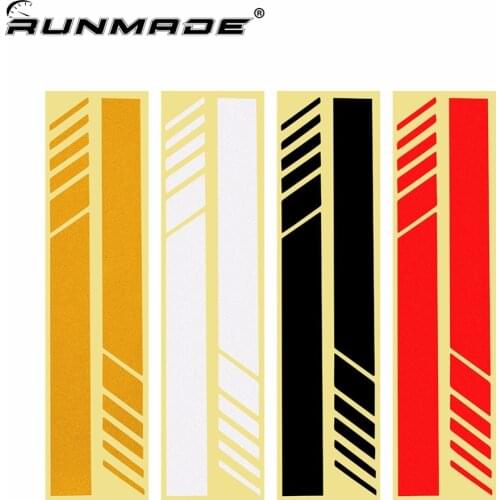 Runmade For Cars Decor Rear view Mirror Vinyl Car Stickers Rearview Mirror Stickers Car Styling For Mercedes Benz AMG GLA GLK VW