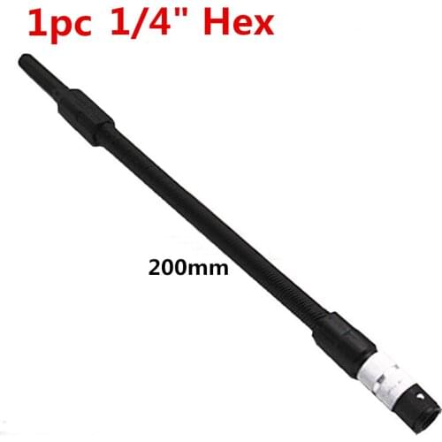 1pc 1/4" Hex Metal Electronics Drill Flexible Shaft Bits Extension Screwdriver Bit Holder Dremel Connect Link Rod Accessories