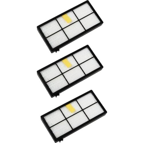 3pcs Hepa Filter for iRobot Roomba 800 900 Series 860 865 866 870 871 880 885 886 890 900 960 966 980 Robot Vacuum Cleaner Parts