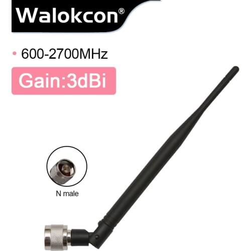 800-2500 mhz 3dBi Omni Antenna Signal Booster Antenna Indoor GSM 3G Cellular Repeater Antenna With N Male Connector