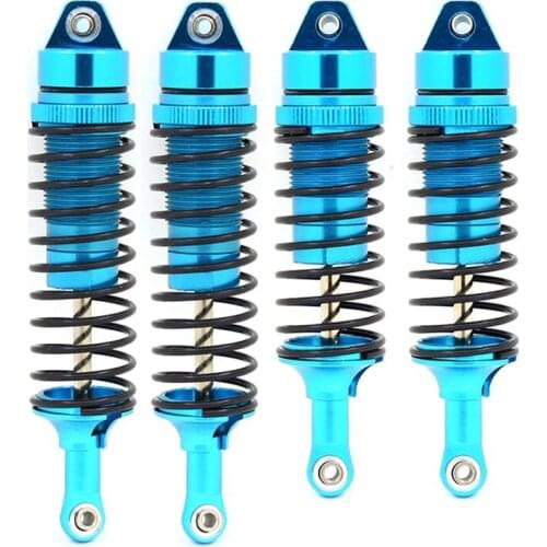 4Pcs Front & Rear All Metal Shock Absorber Damper for 1/10 Traxxas Slash 4x4 4WD Stampede 4x4 Rustler 4x4 VXL Parts