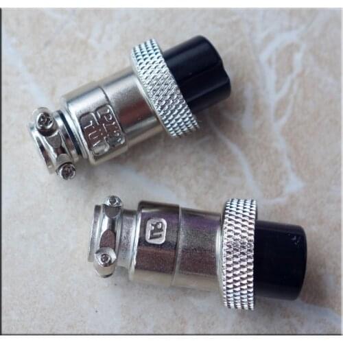 1pcs PLT-16X (R+P) Aviation Plug Amplifier Audio Power Plug 2/3/4 Core Pin Upgrade GX16mm