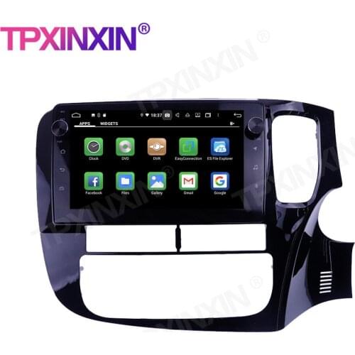For Mitsubishi outlander 2014 RHD Android 10 4+128G GPS Car Multimedia Tesla Player Headunit Audio Radio Navigtion Tape Recorder