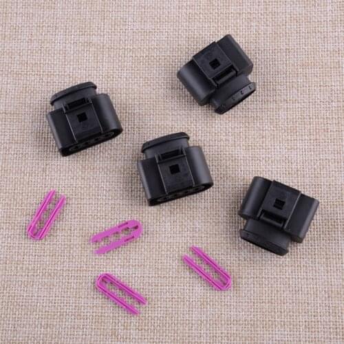 Car Ignition Coil Connector Repair Kit Wiring Harness Plug 4B0973724 Fit For Audi A1 A2 A3 A4 A6 A8 Q7 VW Beetle Eos