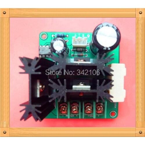 Free Shipping!!! pwm DC motor speed controller / PLC Control Module / 0-5V control speed / 5V-90V 15A module sensor
