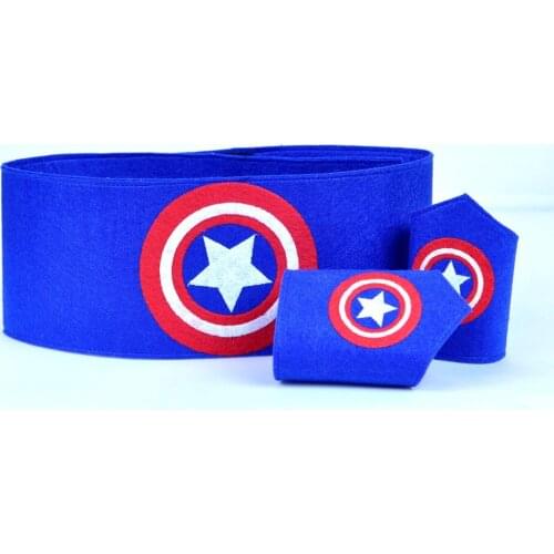 Superhero Wristbands, cuffs,fit child ,halloween costume