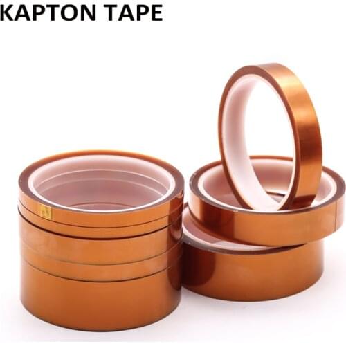 10M/Roll Double sided Kapton Tape Polyimide Tape High Temperature Adhesive Tape For Circuit Board Insulation