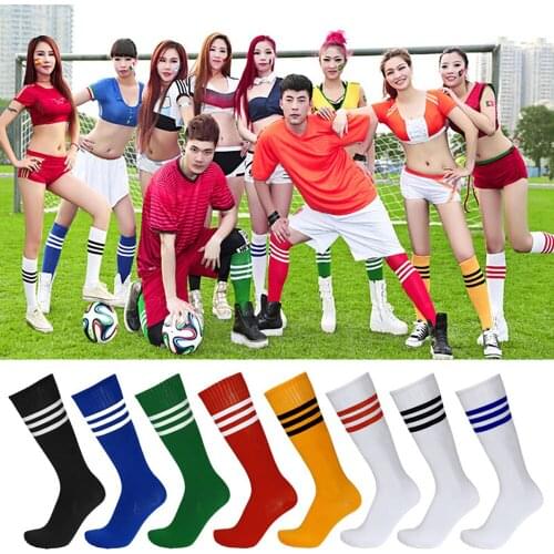 Football Striped Socks Sports Knee High Medium Long Baseball Hockey Tube Socks