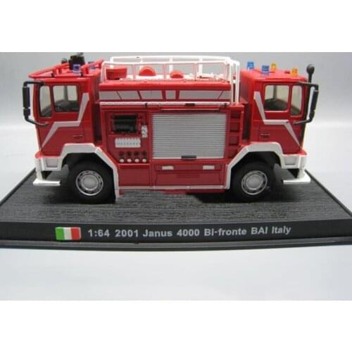 1/64 scale classic JANUS 4000 BI-FRONTE BAI Italy Fire truck vehicles diecast miniature model car collection collective gifts