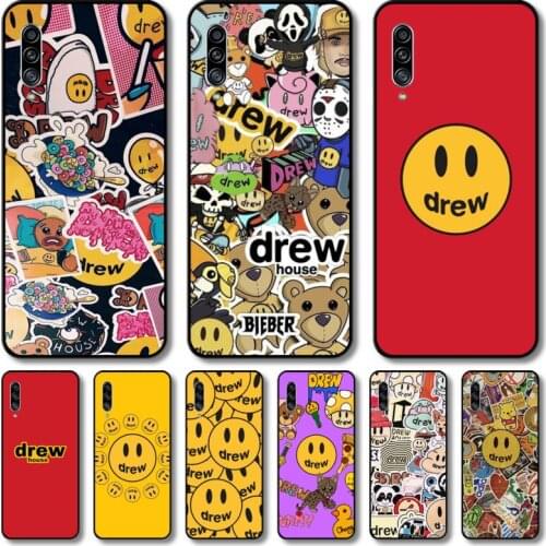 Lovely cute smile Phone Case For Samsung Galaxy A 12 51 52 21 71 72 42 31 10 80 90 S E 5G Black Shell Art Cell Cover