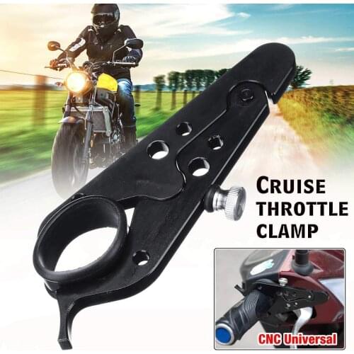 Motorcycle Cruise Control Throttle Lock CNC Aluminum Motocross Clip Auxiliary Handle Holder Accessories