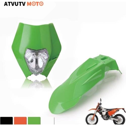 Motorcycle Led Lamp Headlight With front fender For KTM EXC EXCF SXF SX XC XCW XCF XCFW 125 150 250 350 450 530