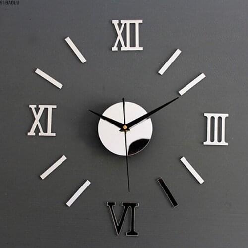 Wall Clock Sticker Watch Modern Design Clock DIY Clocks On Wall Kitchen Clock Living Room Home Decor