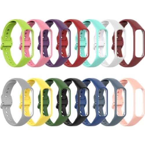 2021 New For -Samsung GalaxyFit2 SMR220 Smart Watch Band official style silicone strap for Fit Fitness Tracker Wristband Sport