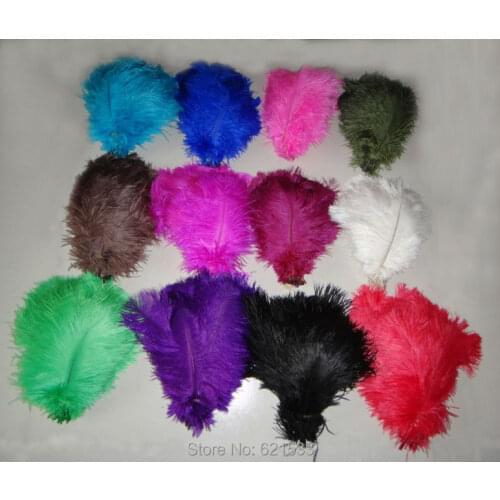 Wholesale!1200PCS/LOT!Gorgeous 6-8inch 15-20cm ostrich feathers Multicolor selection wedding decoration freeshipping