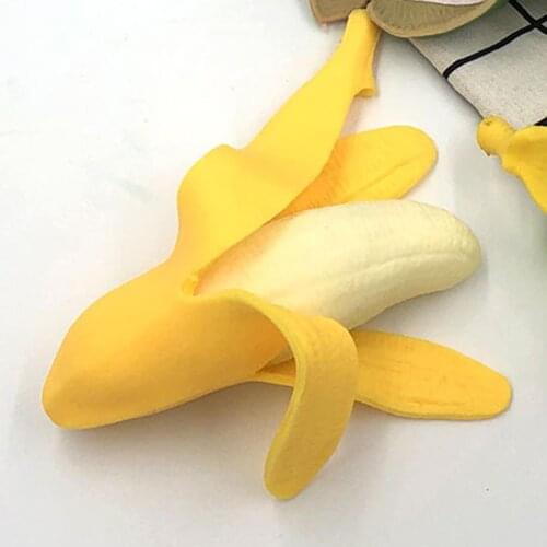 Spoof Peeling Banana Squeezing Children Simulation Decompression Venting Toy