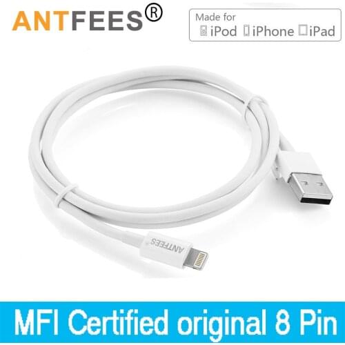[MFI Certified] 2.4A Data Sync Fast Charging Cords USB Cable for iPhone 10 8 7 Plus XS Max XR X for ipad for iphone Cables 1M 3M