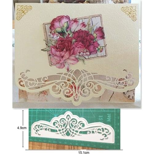 Flower Strip Metal Cutting Dies Stencils dies for DIY Scrapbooking dies Decoration Paper Craft dies Embossing Dies Cuts New 2021