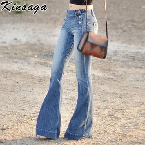 Vintage Y2k Double Breasted Baggy Flare Jeans Mom Streetwear Aesthetic Mid Waist Denim Pants Women Harajuku Wide Leg Trousers