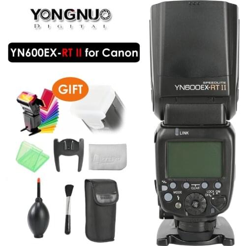 YONGNUO YN600EX-RT II Flash Speedlite 2.4G Wireless HSS 1/8000s Master TTL Speedlight for Canon DSLR as 600EX-RT YN600EX RT II