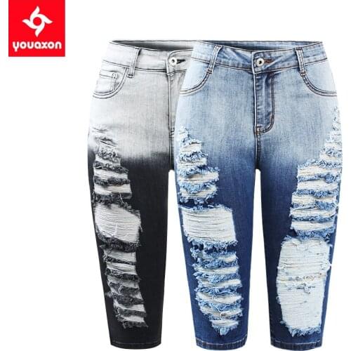 Женские брюки капри Youaxon China At AliExpress